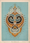 Ornament suited for the center [sic] of a panel.