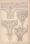 Ornaments for wall paneling. Style, free mediæval.