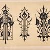 Ornaments to be used as "powderings" on walls.