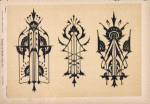 Ornaments to be used as "powderings" on walls.