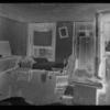 Inhabited room with stove, tubs, beds