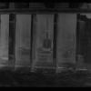 Row of outhouses