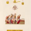 Costumes de femmes, vases et ornemens [sic] du IXe. siècle. Tirés de la bible de Charles II, dit le chauve.