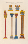 Détails d'architecture, extraits de divers MS. du IXe siècle.