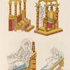 Trônes et lits grecs, extraits d'un MS. exécuté en 866.