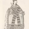 Figure de l'empereur Sigismond, en habit impérial du St. Empire. Tirée de l'ouvrage, publié à Nuremberg, 1790.