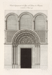 Portail septentrional de l'église de S. Étienne de Beauvais, reconstruite en l'année 997.