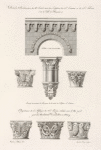 Détails d'architecture, du XIe. siècle tirés des edifices de St. Étienne et de St. Lucien. (de la ville de Beauvais.)