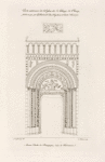 Porte intérieure de l'église de l'abbaye de Cluny; fondée en 910, par Guillaume Ier., duc d'Aquitaine et comte d'Auvergne.