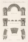 Choix d'ornemens [sic] du portail de l'église Notre-Dame de Poitiers.