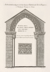 Arcade construite en 1169, qui se voit dans l'ancienne cathédrale en la cité de Périgueux, et exécuté par Constantin de Jarnac.