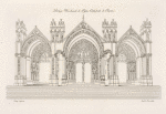 Portique méridionale de l'église cathédrale de Chartres.