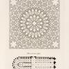 Monumens [sic] de la cathédrale de Paris. Rose du portail méridional, [...]; Plan de la même église.