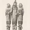 Statue de l'evêque Fulbert, placée au portique méridionale de l'église cathédrale de Chartres.