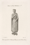 Statue du roi Childebert Ier.