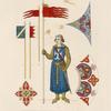 Henry [sic] seigneur du Mèz, maréschal de France, tenant l'oriflâme. (1265)