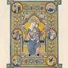 Peinture du XIIIe. siècle. [Illumination of blessed virgin and child.]