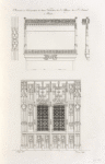 Cheminée et décoration de deux fenêtres de l'abbaye de St. Amand, à Rouen.