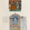 Pierre Salmon prèsentant à Charles VI, son livre intiulé: des maximes royales & & [....]; peinture et fac-simile tirés de la chronique de Charles VII par frère Jean Chartier religieux de St. Denis. [...]