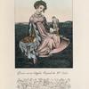 Figure d'une jeune fille noble; gravée sur un dessin original du XVe. siècle.