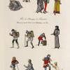 Costumes des dames, des seigneurs et des paysans. Tirés des chroniques de froissard, manuscrit du XVe. siècle, de la Bibliothèque du roi.