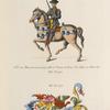 Figure de Bernard d'Armagnac comte de la marche, fils de Bernard d'Armagnac connétable sous Charles VII. Tirée d'un manuscrit écrit et peint par Gilles le Bonnier dit Berry. Roi d'armes de Charles VII. MS. no. 9653. MS. no. 6735. Bibliothèque royale.