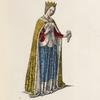Costume royal d'Anne de Bretagne, tiré des heures de cette reine.
