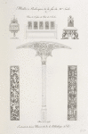 Meubles et arabesques de la fin du XVe. siècle. Banc de l'église du pont de l'arche.