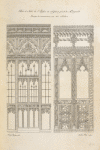 Porte et jube de l'église de Seston près de Liverpool. Ouvrages du commencement du XVIe. siècle.