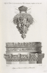 Clef de voute et couronnement d'un pilier dodécagône, sculptures de l'an 1518.