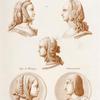 Coiffures de femmes, du commencement du XVIe. siècle. MS. des proverbes et des adages &ca. no. 4316. Anne de Bretagne. Françcois premier.