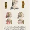 Portraits des filles du connetable Anne de Montmorency, vitrail peint en 1544, au château d'Ecouen.