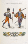 Soldats de la garde de Charles IX et Henry III.