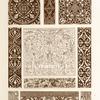 Ajustement de pavés arabesques et broderies du XVIème. siècles.