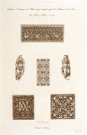 Dessins d'ouvrages de point coupé composés pour les dames de la cour, par Vinciolo Vènitien, en 1589.