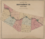 Outline Map of Montgomery Co. New York