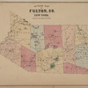 Outline Map of Fulton Co. New York
