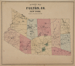Outline Map of Fulton Co. New York