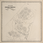 Plan of Brookside Cemetery, Watertown, N.Y. Howard Daniels, Engieer. Completed 1864, George R. Parsons, Engineer.