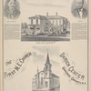 Mrs. P. R. Nichols. ; Store & Res. of J. Nichols, Darien TP., Genesee Co., N.Y. ; J. Nichols. ; The First M. E. Church, Darien Center, Genesee County, N.Y.