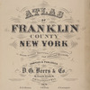 Atlas of Franklin County, New York.