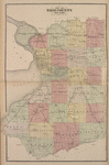 Map of Erie County New York