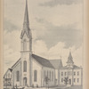 Erected bt Rev. Francis S. Uhrich, 1862. ; St. Francis Roman Catholic Church, Adams Street, Tonawanda, Erie County, N.Y. ; Aloysius A. Bachmann, Rector. 1879.