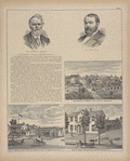 Hon. Timothy A. Hopkins. ; H. P. Trull, M. D. ; Residence of Robert Grey, Town of Newstead ; Hon. T. A. Hopkin's Eagle Hotel, Williamsville, Town of Amherst, Erie Co., N.Y. ; Res. of James H. Magoffin, Clarence Hollow, N.Y.
