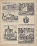 Res. of A. Yund Mill Grove, N.Y. ; Graded School, Alden, N.Y. ; Emile Yund, Mill Grove, Erie County, N.Y. ; J. Parker. ; Medical Office and Residence of Dr. O. P. Crane, Akron, N.Y. ; Res. of Franklin Dole Eden, N.Y. ; Residence of Mr. Isaac N. Fisher, Town of West Seneca.