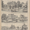 Res. of Dr. David Drysdale, Abbott's Corners, Erie Co., N.Y. ; Custom & Flouring Mills, Hamburg, N.Y., Isaac Long, Propr. Sketched 1879; Res. of Mr.Isaac. ; Residence of L. A. Banks, near Abbott Road Station, Town of Hamburg, N.Y. ; Residence and Meat Market of Andrew Stein, Hamburg, N.Y.