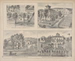 Cider Mill Res. of and Store of E. J. Markham, Elma, N.Y. ; Res. of Cypus Hurd, Town of Elma, Erie Co., N.Y. ; Res. of J. B. Briggs, Esq., Elma, Erie Co., N.Y. ; Willow Dale Observatory, W. S. Van Duzee, M. D., Langaster, N.Y.