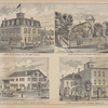 Kopp's Hotel, Hamburg, N.Y., Geo. Kopp, Proprietor. ; Residence and Observatory of Milford Fish, Hamburg, N.Y. ; East Hamburg Hotel, T. W. Wasson, Proprietor, East Hamburg; N.Y. [sic]; Residence and Store of John G. Brendel, Hamburg, N.Y.