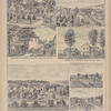 Residence of Ira C. Woodward. ; Woodward & Churchill's General Store, Boston, Erie County, N.Y. ; Residence of Amos Freeman, Town of East Hamburg, Erie County, N.Y. ; Residence of Wolfgang Miller, Town of Boston, Erie County, N.Y. ; Residence of D. Bartett, Brant Center, Erie County. ; Residence of V. R. Cary, Boston, Erie County, N.Y. ; Residence of James Bloodgood, Town of Concord, Erie County, N.Y.