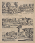 Res. of George Balding Esq Colden, N.Y. ; Residence of S. A. Morton, Morton's Corners, town of Concord. ; Residence of Mr. J. P. Myers, No. 63 Main St., Springville, N.Y. ; Gowanda House and Brewery, Gowanda, N.Y. Fischer & Gerber, Proprietors. ; West Concord Flouring Mills, N. Bolender, JR. & Bro., Proprietors. ; Residence of Hon. C. C. Torrance, Gowanda, N.Y.